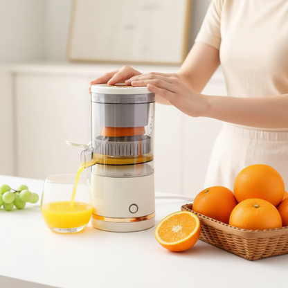 Portable Citrus Juicer™ – Fresh Juice Anywhere, Anytime in Seconds Without Mess, Noise, or Effort. Start Your Day Fresh!