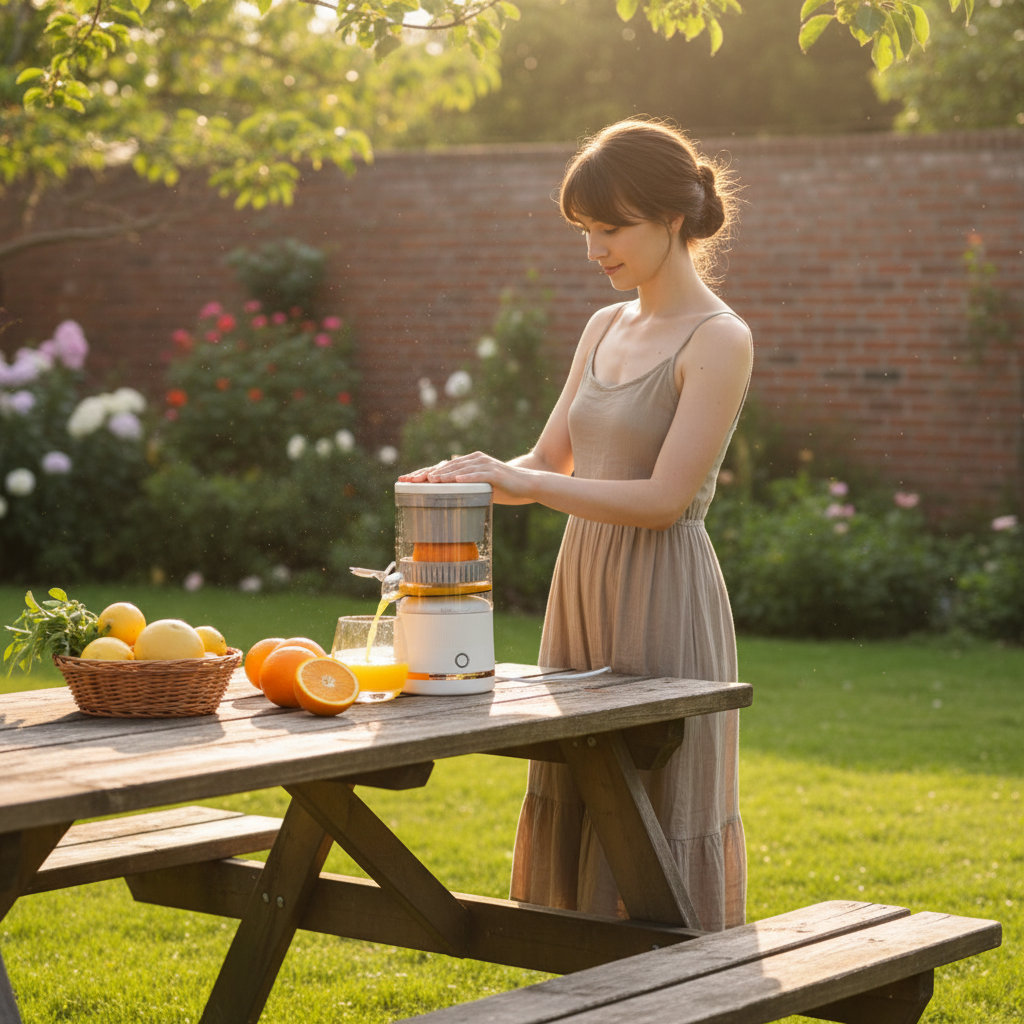 Portable Citrus Juicer™ – Fresh Juice Anywhere, Anytime in Seconds Without Mess, Noise, or Effort. Start Your Day Fresh!