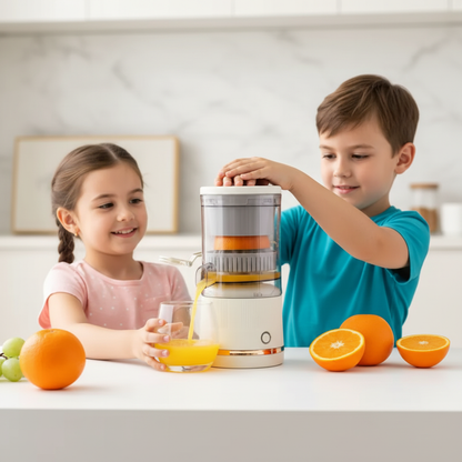 Portable Citrus Juicer™ – Fresh Juice Anywhere, Anytime in Seconds Without Mess, Noise, or Effort. Start Your Day Fresh!